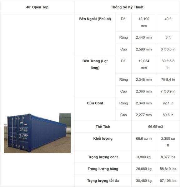 Open Top Container Structure and How to Remove the Container Top